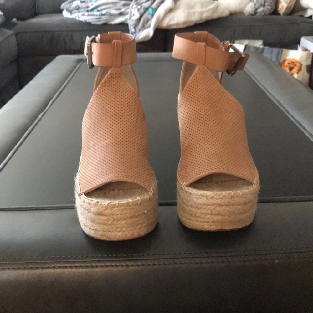 Marc Fisher espadrille wedge heels